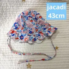 【週末値下げ】jacadi リバティ柄コットンハット 43cm
