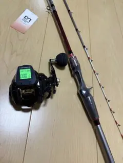 タコ　大物1.75m MAX300g2ピースロッド&カウンター付ベイトリール