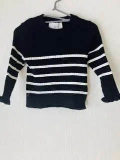 H&M ボーダープルオーバー 90サイズ