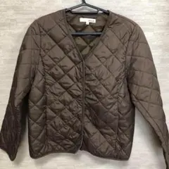 シューラルー レディース 薄手 キルティング ジャケット Ｍサイズ ブラウン