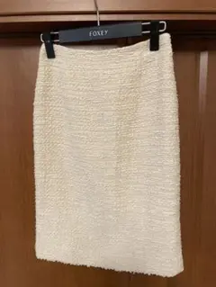 【美品】EPOCA アイボリー スカート スリット入り