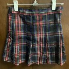 チェック柄ミニスカート