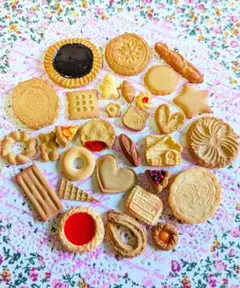 スイーツデコパーツ月☆手作りフェイクスイーツ☆パーツ30個まとめ売り③