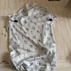 スヌーピー柄フード付きおくるみ