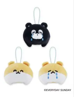 くまのまーくん 絶対に死なないハムスター マスコットぬいぐるみ ３体セット