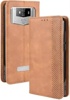 Oukitel K12 手帳型ケース ブラウン