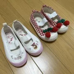 上履き・スクールシューズ 2足セット