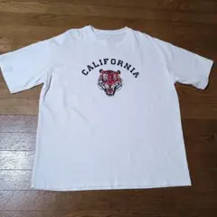 【グレープフルーツムーン】オーバーサイズTシャツ虎プリント古着屋