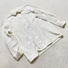 プレディシャン長袖シャツ ホワイトコッ トン無地L