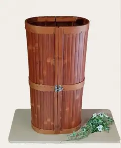 昭和レトロ 飾り棚 シェルフ 竹製