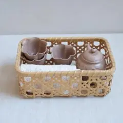 芝田麻衣子さん　八つ目トレイ（長方形）