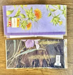 花柄ハンカチ2枚セット