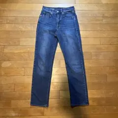 【無印良品】ストレート　ストレッチデニムパンツ　ジーンズ 23インチ