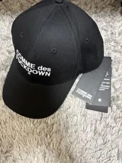 COMME desFUCKDOWN コムデファックダウンロゴキャップ 黒帽子