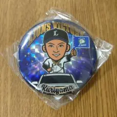 ライオンズ　ビクトリー　缶バッジ　栗山巧