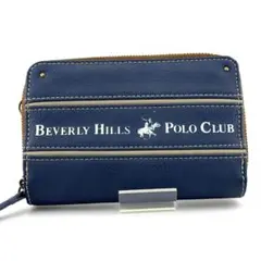BEVERLY HILLS POLO CLUB 二つ折り財布 ネイビー