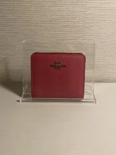 【COACH✨】二つ折り財布 ピンク