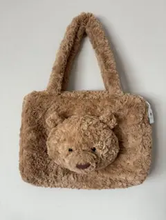 BTS着用クマのファーバッグ