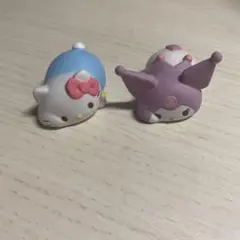 ハローキティ キティ　クロミ　フィギュア　ガチャガチャ