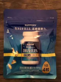 【新品・未使用】サントリー自然のちから DHAu0026EPA+セサミンEX 120粒