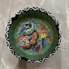 灰皿　かキュタフヤ陶器　ハンドメイド　トルコ