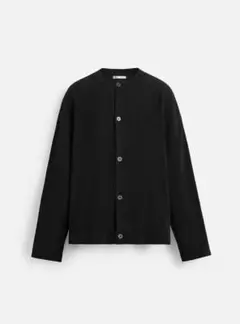 Zara テクスチャードニットカーディガン