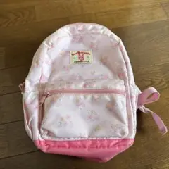 花柄ピンクリュック