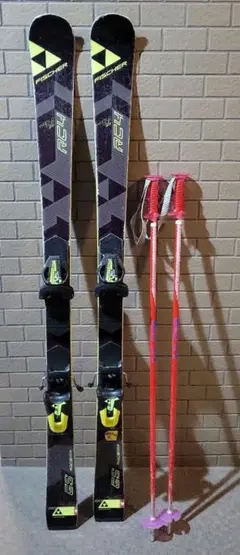 週末値引!FISCHER RC4 WC SL JR 130cm+ストック95