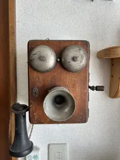 [希少]大正レトロ！デルビル電話機/大正11年4月製/1922年/川北電気製作所 希少]大正レトロ！デルビル電話機/大正11年4月製/1922年/川北