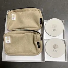 【新品】大阪・関西万博　日本館記念品（ポーチ・コースター）