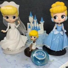 ディズニー シンデレラ城 ケーキ フィギュア Qposket