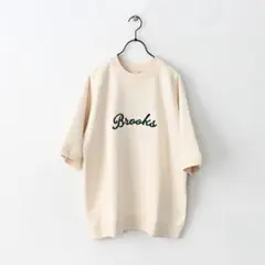 UNDYED STANDARD URAKE S/S EMB SWEAT WHT