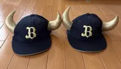 オリックス・バファローズ　ファンキャップ 角付き　帽子2個セット