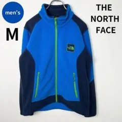 【希少】THE NORTH FACE フリースジャケット M ブルー　ボア　刺繍
