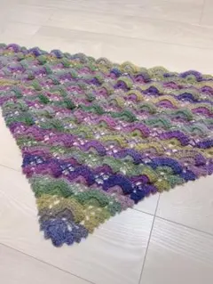 【値下げ中】三角ショール　ハンドメイド　バレエ