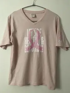 ［美品］カーブス curves ピンクリボンTシャツ