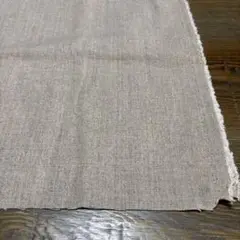 未使用 コットン生地 リネン風 ベージュ 巾110x54 綿 布 ハンドメイド