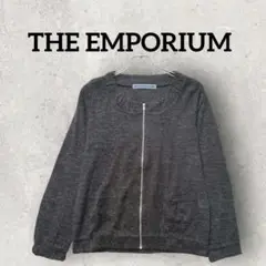 THE EMPORIUM 薄手ジャケット カーディガン 羽織物 (М) グレー