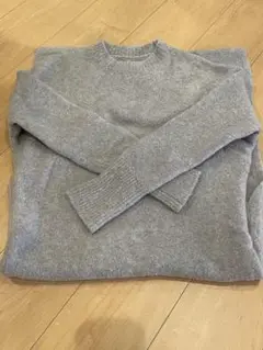 ドゥーズィエムクラス ウールカシミヤ混 ブークレ ニットワンピース