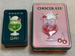 値下げ★缶のみ メリーチョコレート缶 2こ