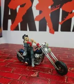 海洋堂　miniQ AKIRA PART.2　鉄男とバイク「鉄男」　開封中古品