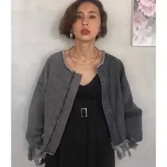 【セール‼️】Ameri Vintage 黒のジージャン