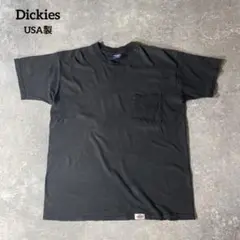 90s〜00s Dickies L USA製 ポケT ブランクT