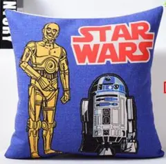 スター・ウォーズ　R2-D2とC-3PO　クッションカバー