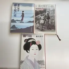 藤沢周平 龍を見た男 & 遠藤展子 父・藤沢周平との暮らし セット