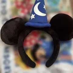 ミッキーマウス カチューシャ 魔法使い帽子