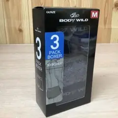 BODYWILD ボディワイルド 3Ｄボクサートランクス 3P　Mサイズ●161