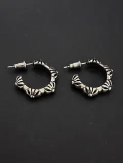 ピアス クロス スタッド フープ シルバー925 アクセサリー 両耳