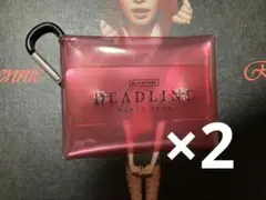 BLACKPINK DEADLINE ポップアップ 特典 ポーチ ピンク 2つ