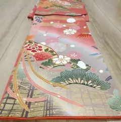 振袖&極美品【正絹 和装小物 着物 振袖 留袖 和装 訪問着 成人式】